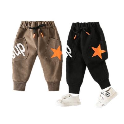 China Wholesale-Children anti-pilling spring children's sports pants and autumn pants boys and girls leisure pants baby overalls legged fashion for 3-8 for sale