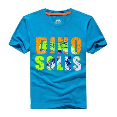 China Kids Summer Clothing Boys Girls Anti-Shrink Letters Pattern Short Sleeve Quick Dry T-Shirt For Kids Outwear Sports Running Clothes for sale