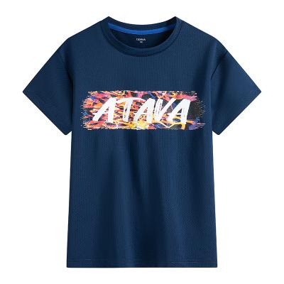 China Anti-Shrink Kids Short Sleeves Quick Dry Clothes Fashion Boys T-shirt Summer Running T-shirt For Kids Teen Girls Tops T-shirt for sale