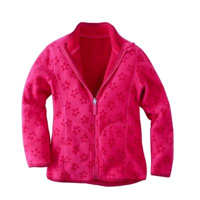 China Autumn Warm Fashion Zipper Style Kids Breathable Anti-pilling Jacket Set For Girls for sale