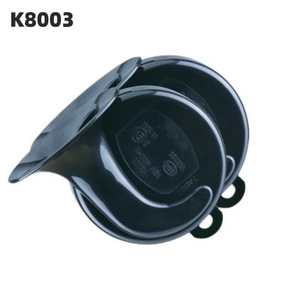 China Car truck boat motorcycle K8003 12V car horn 12V car horn musical&air &alarm waterproof auto sound snail for sale