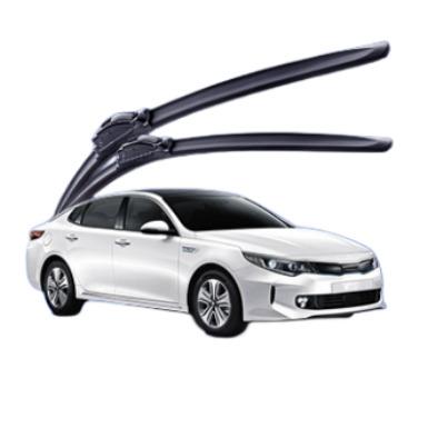 China Almost Wiper Arm Wiper Apply For Kia Brand Car Metal Front Graphite Soft Wiper Blade Flat Frame Less Wiper Blade Silicon right-hand drive for sale