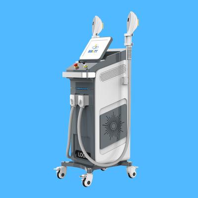 China Pigment removal OEM 2023 customized permanent hair removal single shr ipl dpl nd yag laser rf multifunction beauty machine with free logo for sale