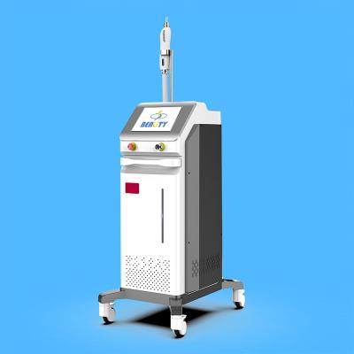 China Pigment removal 2023 hot sale laser tattoo removal machine vertical stand up/yag laser tattoo pigmentation cleaning/laser for sale