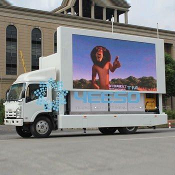 China Outdoor mobile light box advertising vehicles, ad vans, sales promotion pickup for sale