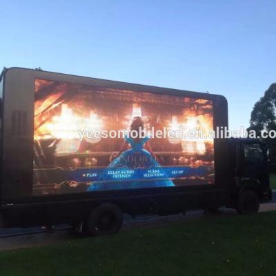 China Mobile LED Advertising Box For European Truck Mounted , V8 6500x2300x2400mm for sale