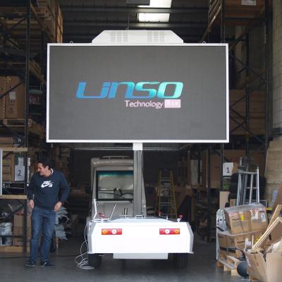 China Outdoor Advertising Moving Trailer LED Sign, LED Digital Moving Billboard For Good Outdoor Campaign for sale