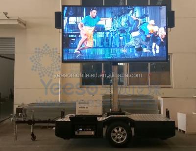 China YEESO LED Outdoor Advertising Trailer YES-T2 for Touring Show for sale