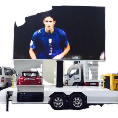 China P5 Outdoor Mobile Advertising Trailer Mounted Led Display for sale