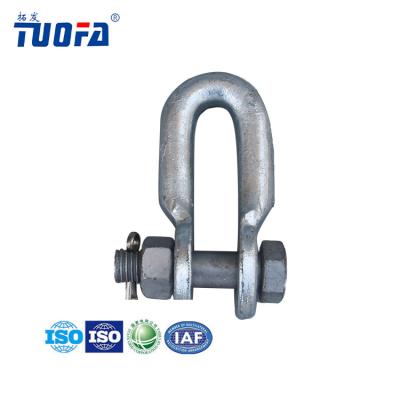 China Hot Dip Galvanized Steel Ball Clevis Eye Other Tool Accessories Hardware Hardware Electric Power Fixture Overhead Steel U-Shackle for sale