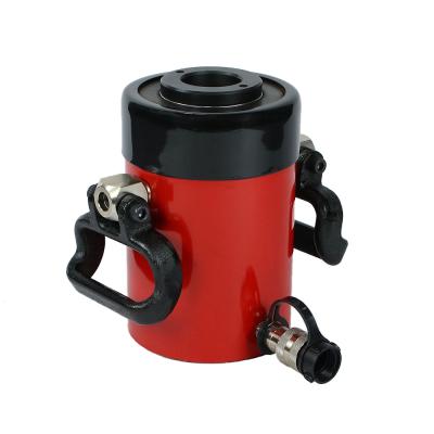 China Factory Machinery Hollow Hole Single Acting Hydraulic Cylinders for sale