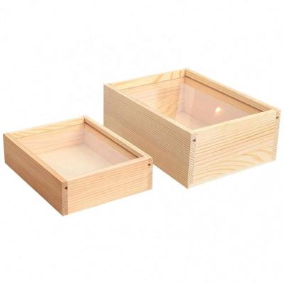 China Competitive Price And Size Customized Shape Chocolate Container Box Wood From China Or Gifts Food for sale