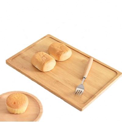 China Beautiful eco-friendly handcrafted wooden rectangle tray decoration tray suitable for a variety of homes and restaurants for sale