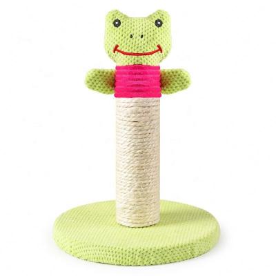 China Quality Assurance Stocked Stylish Sisal Climbing Pole Straight Netting Mini Cat Tree for sale