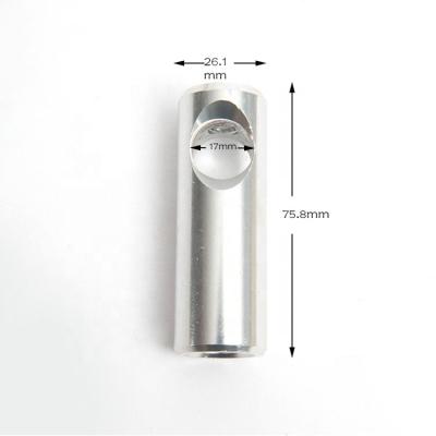 China For Aluminum T Intersection Connecting Joint Rope Ferrule For 16mm Reinforced Rope for sale