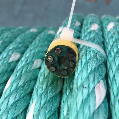 China Fishing 16mm 6 Strand Combination Rope For Trawl Fishing Net for sale