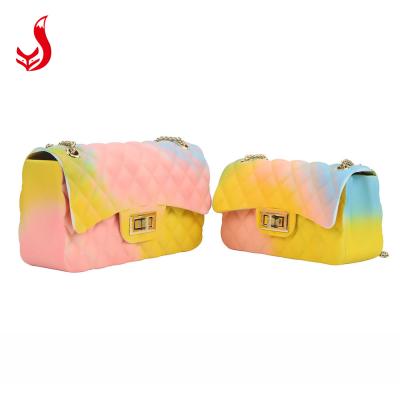 China Colorful Cheap Price Fashion Matte Shoulder Wrapping Ladies Women Freeze PVC Bag Purse Handbag 2021 for sale