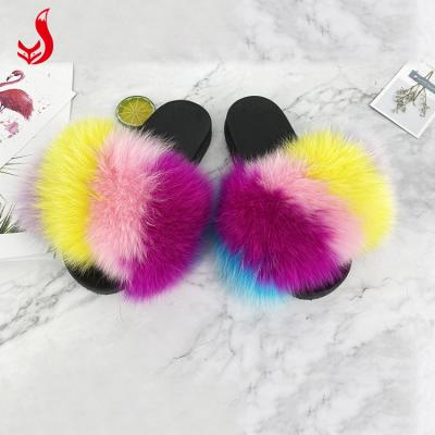 China New Style Flat Custom Colors US Large Size Indoor Home Fur Slips White Fuzzy Shoes Slippers for sale