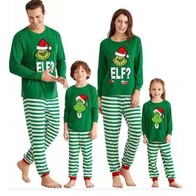 China Christmas Breathable Style Pajamas Parents And Children Homewear Family Matching Pajamas Suit for sale