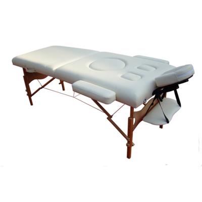 China Good Quality Popular Portable Wooden Pregnancy Massage Table for sale