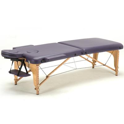 China Best Price 2 Popular Body Good Quality Portable Folding Massage Table for sale