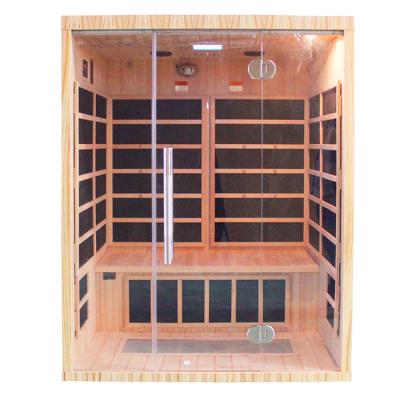 China Computer Control Panel Hot Sale Cheap Price Dry Infrared Sauna Rooms for sale