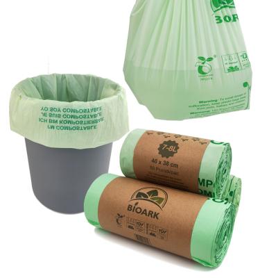 China BIODEGRADABLE Makers Environmentally Friendly Kitchen Biodegradable Compostable Bags Degradable Waste Bags for sale