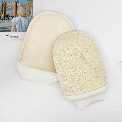 China All Natural Eco Friendly Exfoliation Protection Skin Care Loofah Sponge Scrub Bath Loofah Gloves for sale