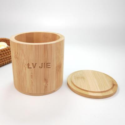 China High Quality Eco-Friendly Custom Made New Products Natural Household Logo Bamboo Round Tube for sale