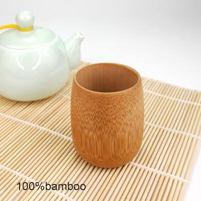 China High Quality Eco-Friendly Natural Custom Wholesale Household Logo Bamboo Round Tea Water Cup for sale