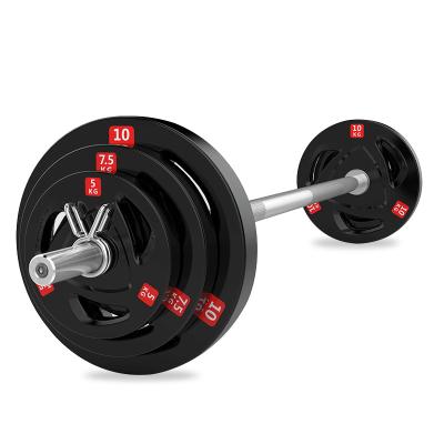 China Universal Rubber Weightlifting Plates Barbell Bumper Barbell Plates Barbell Weight Plate for sale