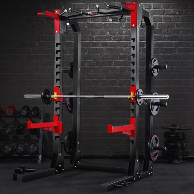 China Universal Free Standing Professional Commercial Multifunctional Strength Bench Press Fitness Equipment Gantry Rack Smith Squat Stand for sale