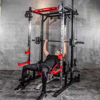 China New Style Gym Equipment Gym Equipment Gym Rack Frame Gym Equipment Smith Squat Rack Universal Squat Equipment Wholesale Set for sale