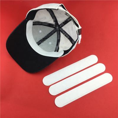 China Universal Hats Caps Headband Sweat Coating Hat Pad Moisture Wick Prevent Stains Tape Self Adhesive Sizing Headband for sale