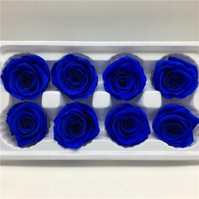 China Wholesale good quality 4-5 cm home decoration preserved fresh roses from Kunming, Yunnan for sale