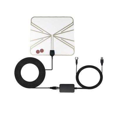 China Good Package Flat Membrane TV HDTV Antenna Indoor Antenna With Amplifier Inside Antenna for sale