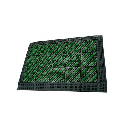 China Anti-bacteria custom any size and logo high quality modular front door mat for sale