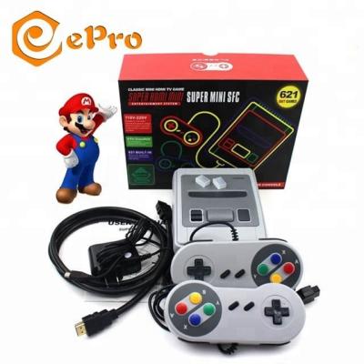 China Game Console SFC 8 Bit Video Handheld Game Console Retro Classic Games Console SFC01 Game Console for sale