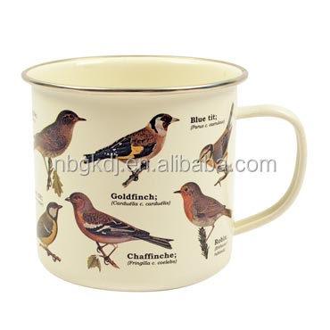 China Sustainably Careful Enamel Tube Driving Mug Japan for sale