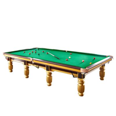 China Professional aluminum snooker tablei 12ft billiard tablei 12ft corner skin + horn billiard table for international size for sale