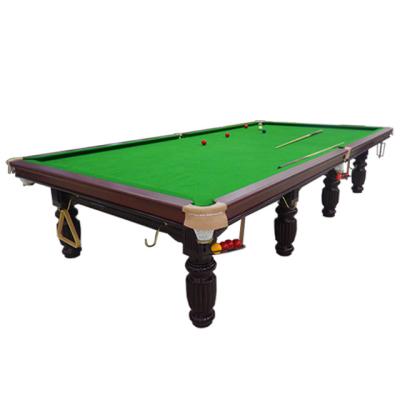 China International Standard Aluminum Slate Pool Table Nai Pin Skin Corner+Horn Billiard Table With Free Accessories for sale