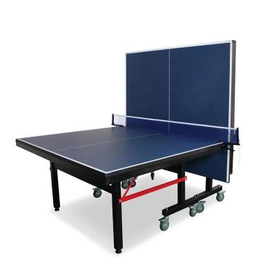 China MDF+Steel Nai Pin High Quality Folding and Movable Table Tennis Table Indoor Table Tennis Table for sale