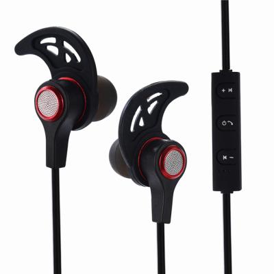 China Sports Earbuds Black In-Ear Stereo Sound Wireless Headphones With Microphone Comfortable Working Headphones for sale