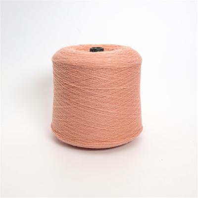 China High Tenacity Skin Ahead Red Dyed Soft Fluffy Fancy Blended 16Nm/1 20% Wool Yarn Worsted Yarn Seam for sale