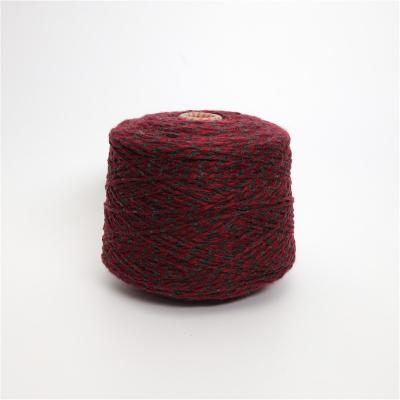 China Wholesale Smooth Worsted Yarn FORWARD of High Tenacity Red& Gray Soft Good Tenacity ab Woolen Yarn From China for sale