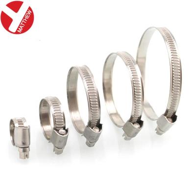 China Hose Clamp Worm Drive W3 W4 Stainless Steel Pipe Hose Clamp for sale