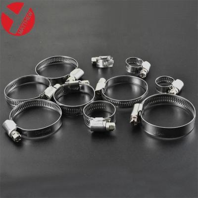 China Auto Industry Germany Type Non Perforated Stainless Steel Hose Clamp for sale