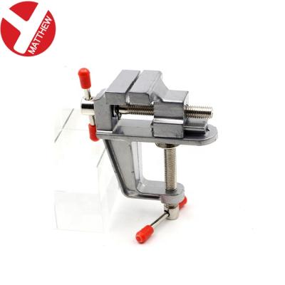 China Carpentry Holding Tool/Other Light Fixture Universal DIY Aluminum Mini Bench Vise Low Power for sale