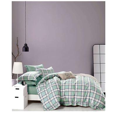 China Factory Customized 100% Chinese Stripe Comforter Bedding Cotton Sheet Set 4pcs for sale