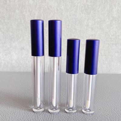 China Lip Gloss Filling LZ Pack Purple 100pcs 2022 Stock Aluminum Wholesale 2.5ml 4ml Top Private Label Lip Gloss Packaging Custom Empty Lip Gloss Tubes for sale